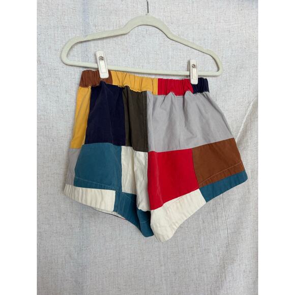 The Great. Bonfire Patchwork Shorts Sz. 2 / Medium - Picture 7 of 12